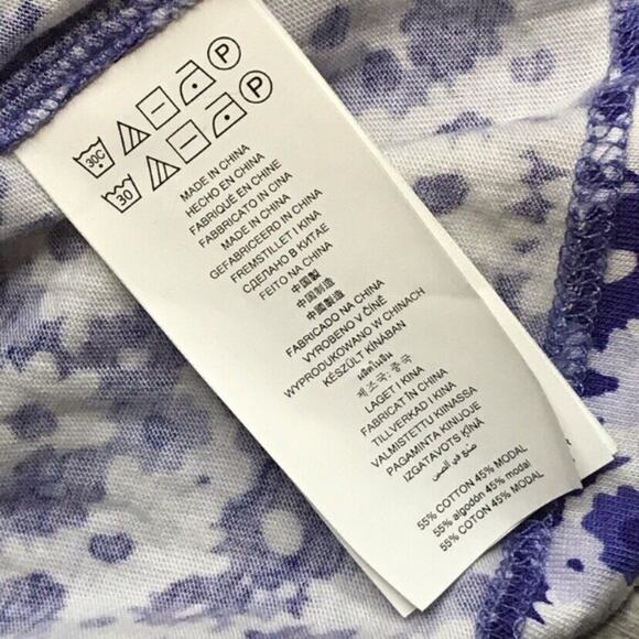 MICHAEL Michael Kors Purple & White Floral Off Shoulder Top - Picture 10 of 10